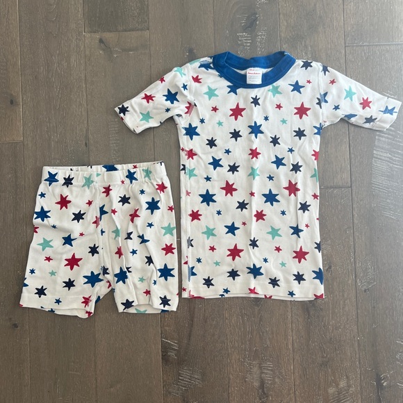 Hanna Andersson shorts pjs size 6/7 - Picture 1 of 3